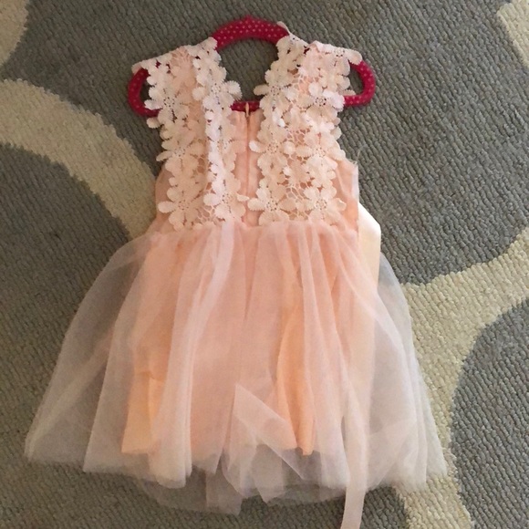 Pink lace toddler dress NWT - Picture 3 of 4